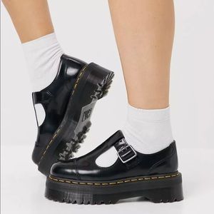 🔥RARE Dr Martens Bethan Quad Retro Mary Janes